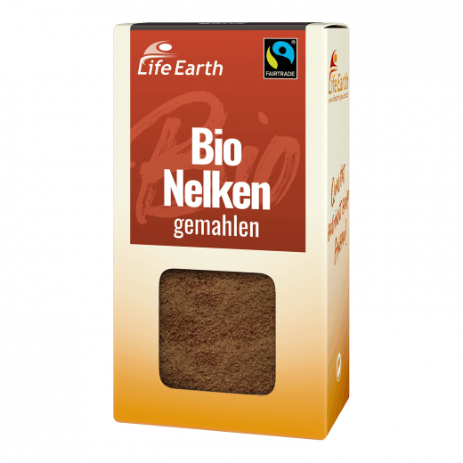 Fairtrade Bio Nelken gemahlen von Life Earth Verpackung