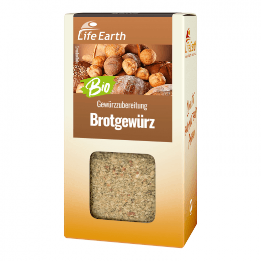 Bio Brotgewürz von Life Earth Verpackung