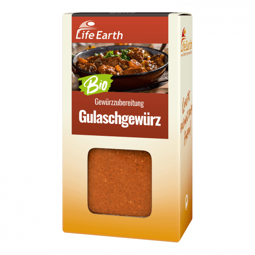 Bio Gulaschgewürz Gewürzmischung von Life Earth Verpackung