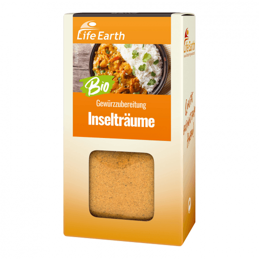 Bio Gewürzmischung Exotisch Inselträume von Life Earth Verpackung