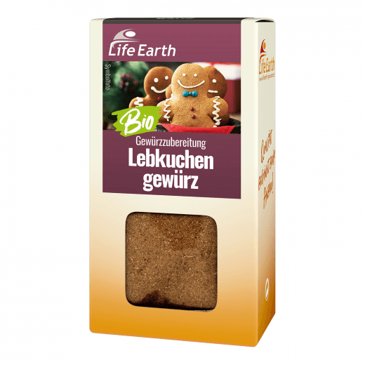 Bio Lebkuchengewürz Gewürzmischung von Life Earth Verpackung