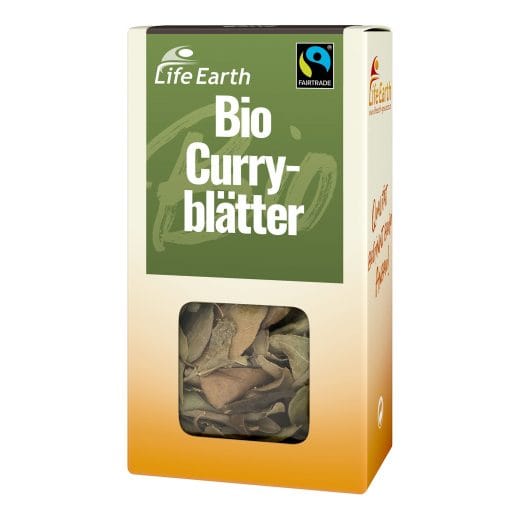 Fairtrade Bio Curryblätter von Life Earth Verpackung