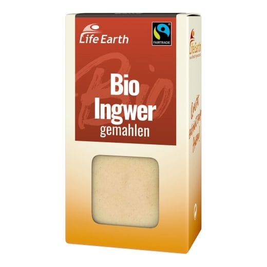 Fairtrade Bio Ingwer gemahlen von Life Earth Verpackung