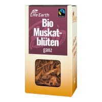 Fairtrade Bio Muskatblüten ganz von Life Earth Verpackung