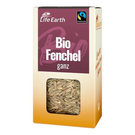 Fairtrade Bio Fenchel ganz von Life Earth Verpackung