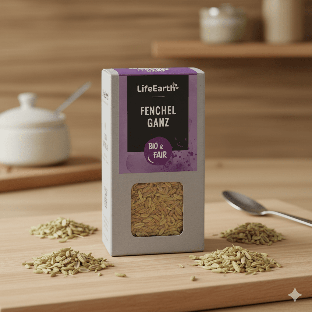 Fairtrade Bio Fenchel ganz von Life Earth Symbolbild