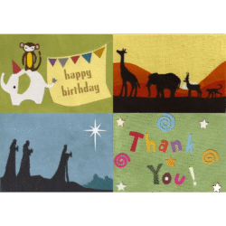 Fairtrade Grußkarten aus Handarbeit: Design Beispiele