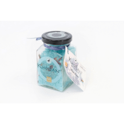 Fairtrade Badesalz Rose Blau "Blue Rose" im Glas