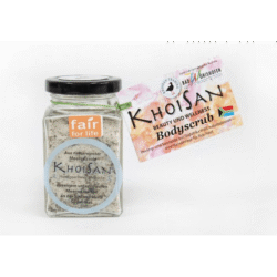 Fairtrade Badesalz Peeling "Bodyscrub" im Glas