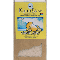Fairtrade Meersalz Zitrone "African Lemon" in der Verpackung