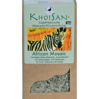 Fairtrade Meersalz Algen "African Mosaic" in der Verpackung