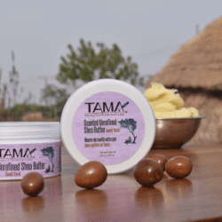 Sheabutter Lavendel Unraffiniert im Tiegel