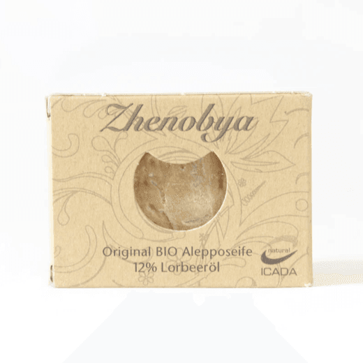 Bio Alepposeife von Zhenobya aus Syrien mit 12% Lorbeeröl