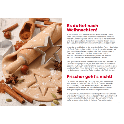 Life Earth Weihnachtsrezepte Download: Heft Seite 2