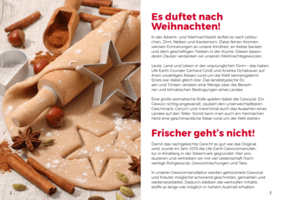 Life Earth Weihnachtsrezepte Download: Heft Seite 2