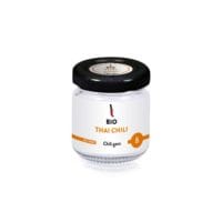 Getrocknete "Thai Chili" vom URfair Produzenten Biogemüse Hautzinger im Glas