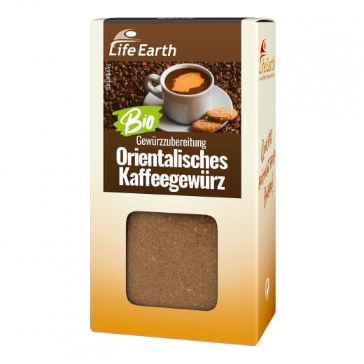 Bio Orientalisches Kaffeegewürz von Life Earth Verpackung