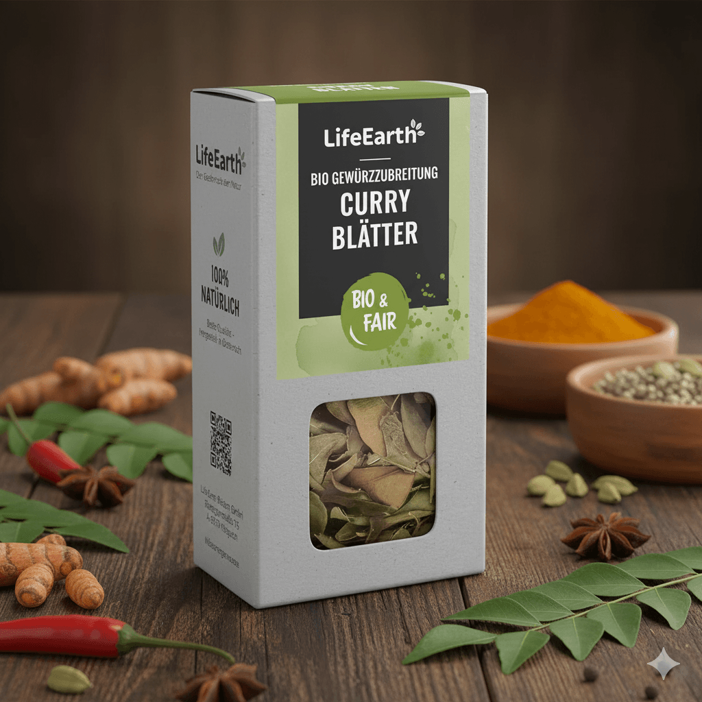 Fairtrade Bio Curryblätter von Life Earth Symbolbild