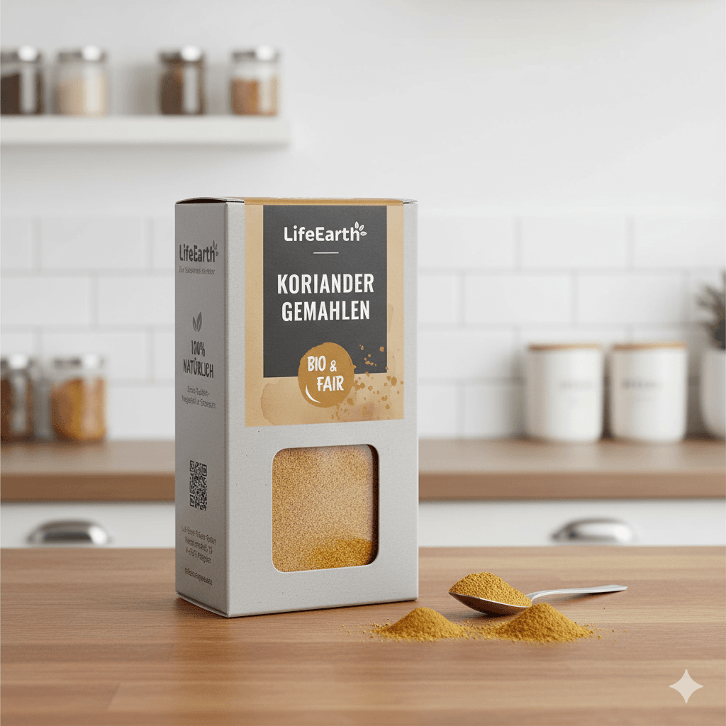 Fairtrade Bio Koriander gemahlen von Life Earth Symbolbild
