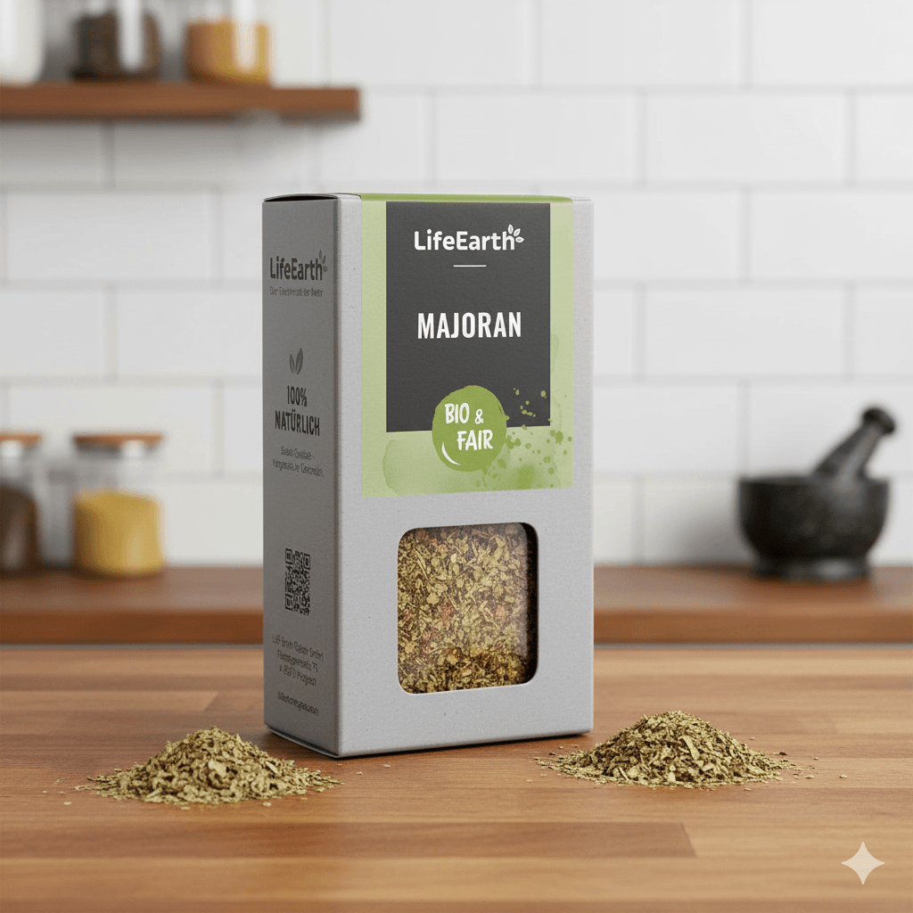 Bio Majoran getrocknet von Life Earth Symbolbild