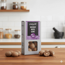 Fairtrade Bio Muskatnuss ganz von Life Earth Symbolbild