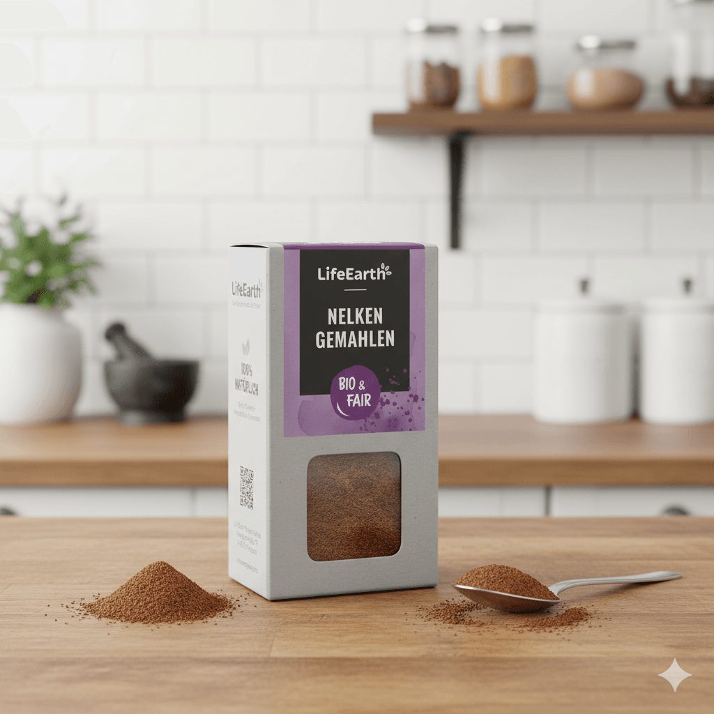 Fairtrade Bio Nelken gemahlen von Life Earth Symbolbild