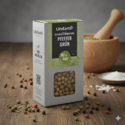 Fairtrade Bio Pfeffer grün ganz von Life Earth Symbolbild