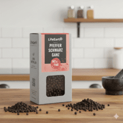 Fairtrade Bio Pfeffer schwarz ganz von Life Earth Symbolbild