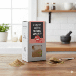 Fairtrade Bio Pfeffer schwarz gemahlen von Life Earth Symbolbild